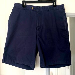 Peter Millar Blue Flat Front Shorts